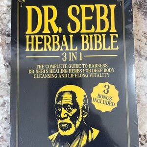 Dr. Sebi Herbal Bible 3 in 1 Paperback Book NEW